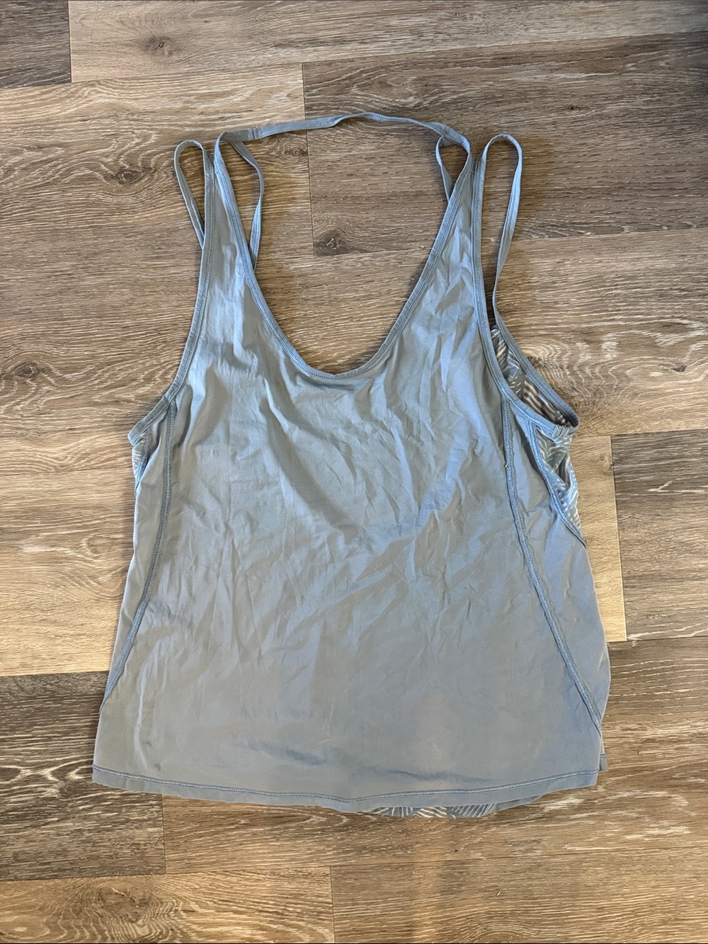 lululemon athletica Light Blue Double-Strap Tank Top
